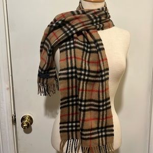 Authentic Vintage Blueberry of London scarf 100% cashmere Beautiful condition